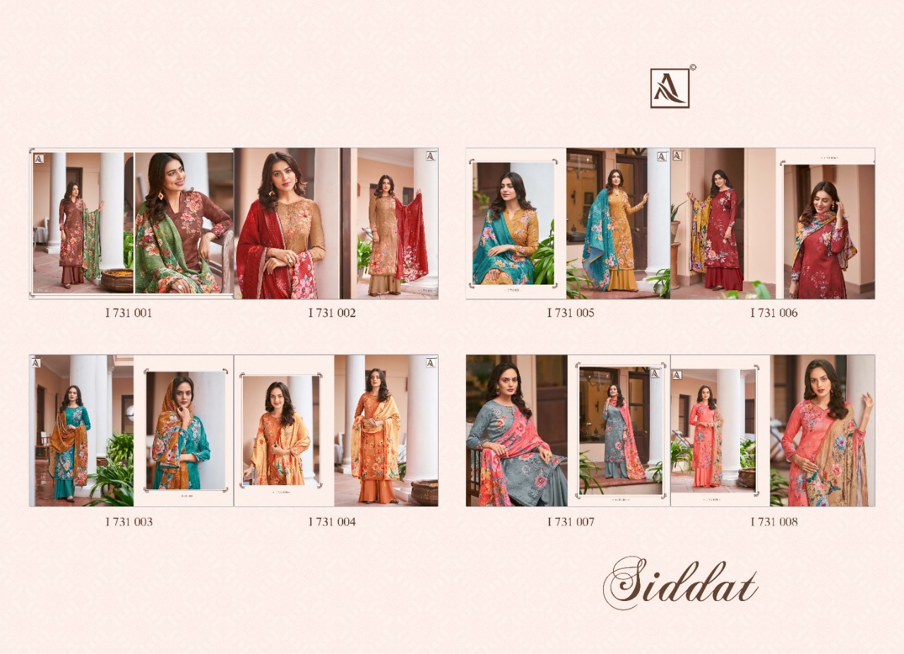 alok suit siddat jam cotton attrective print salwar suit catalog