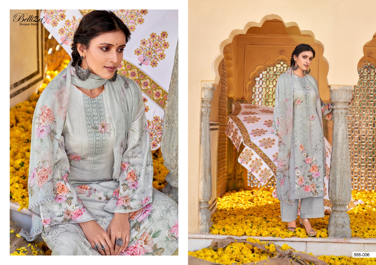 belliza designer studio harnaaz jam cotton exclusive print salwar suit catalog