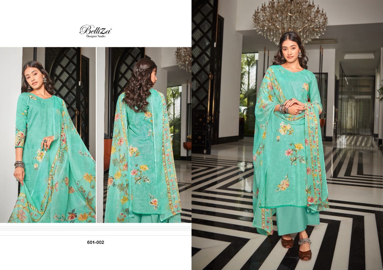 belliza designer studio namika cotton gorgeous look salwar suit catalog