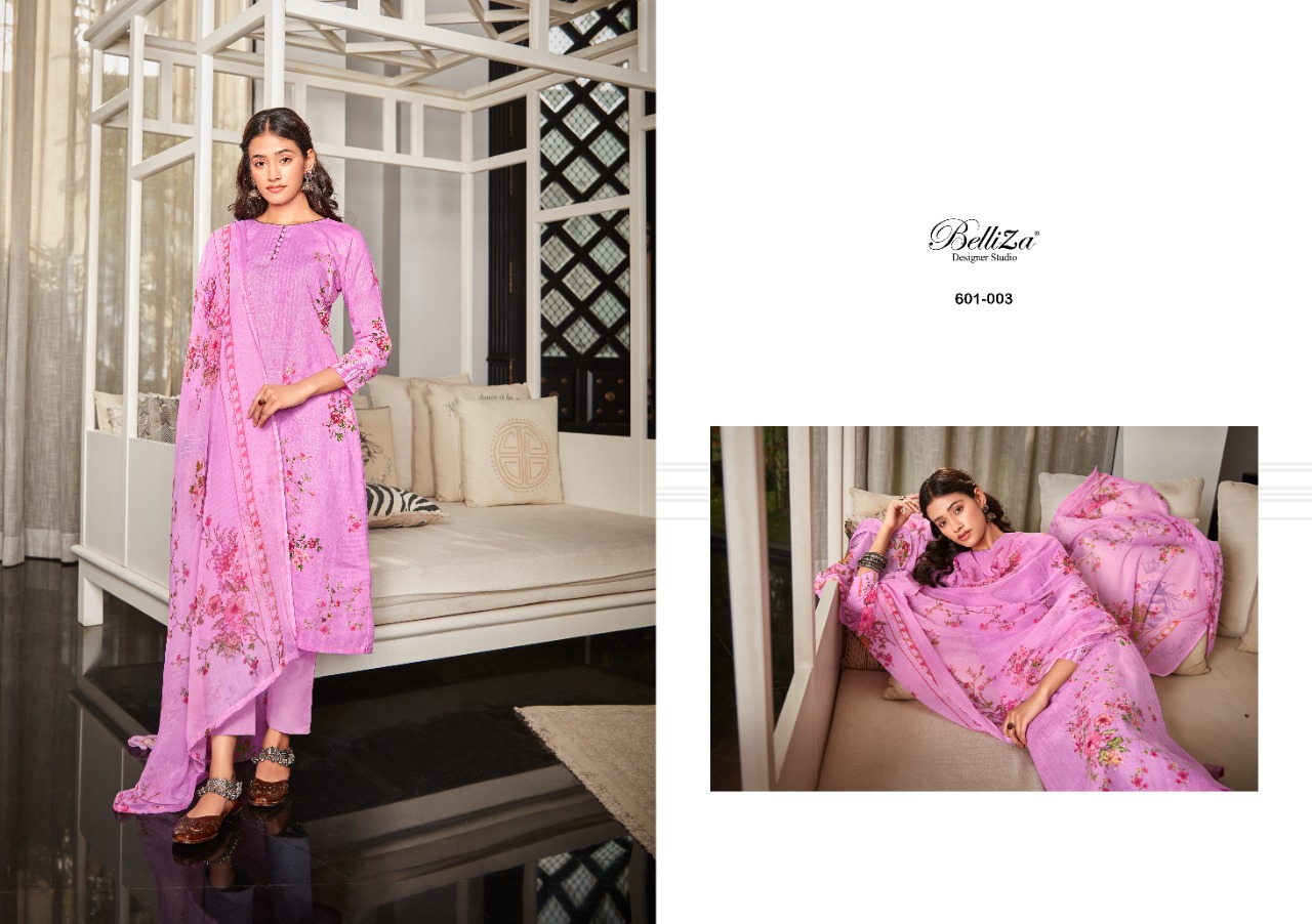 belliza designer studio namika cotton gorgeous look salwar suit catalog