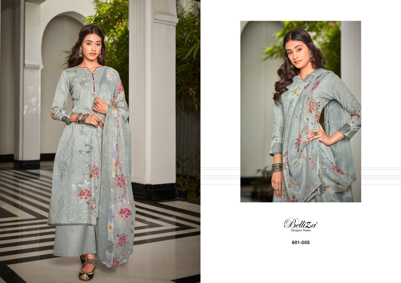 belliza designer studio namika cotton gorgeous look salwar suit catalog