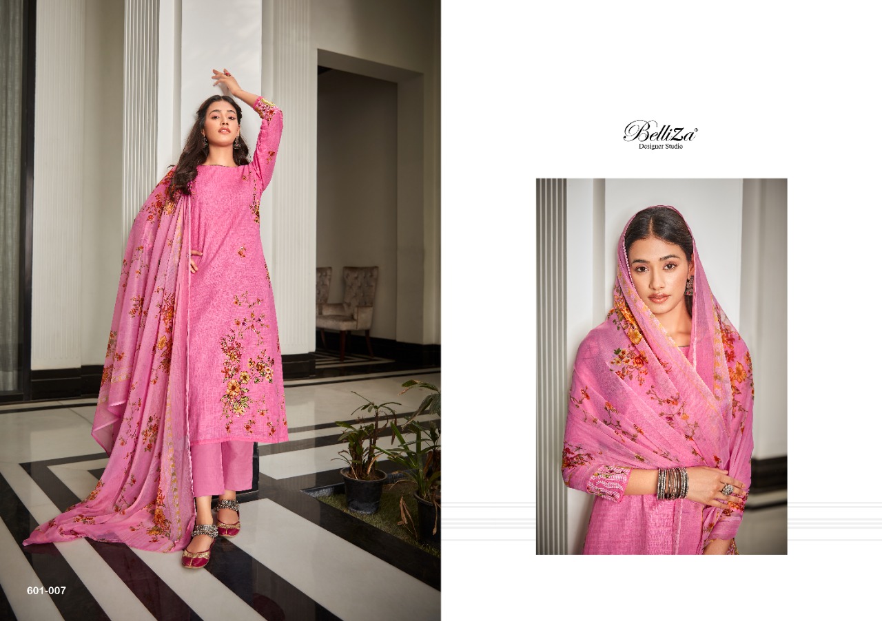 belliza designer studio namika cotton gorgeous look salwar suit catalog