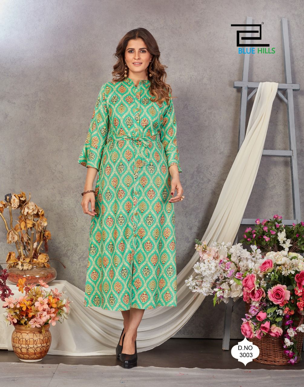 blue hills Belt vol 3 rayon new and modern style kurti catalog