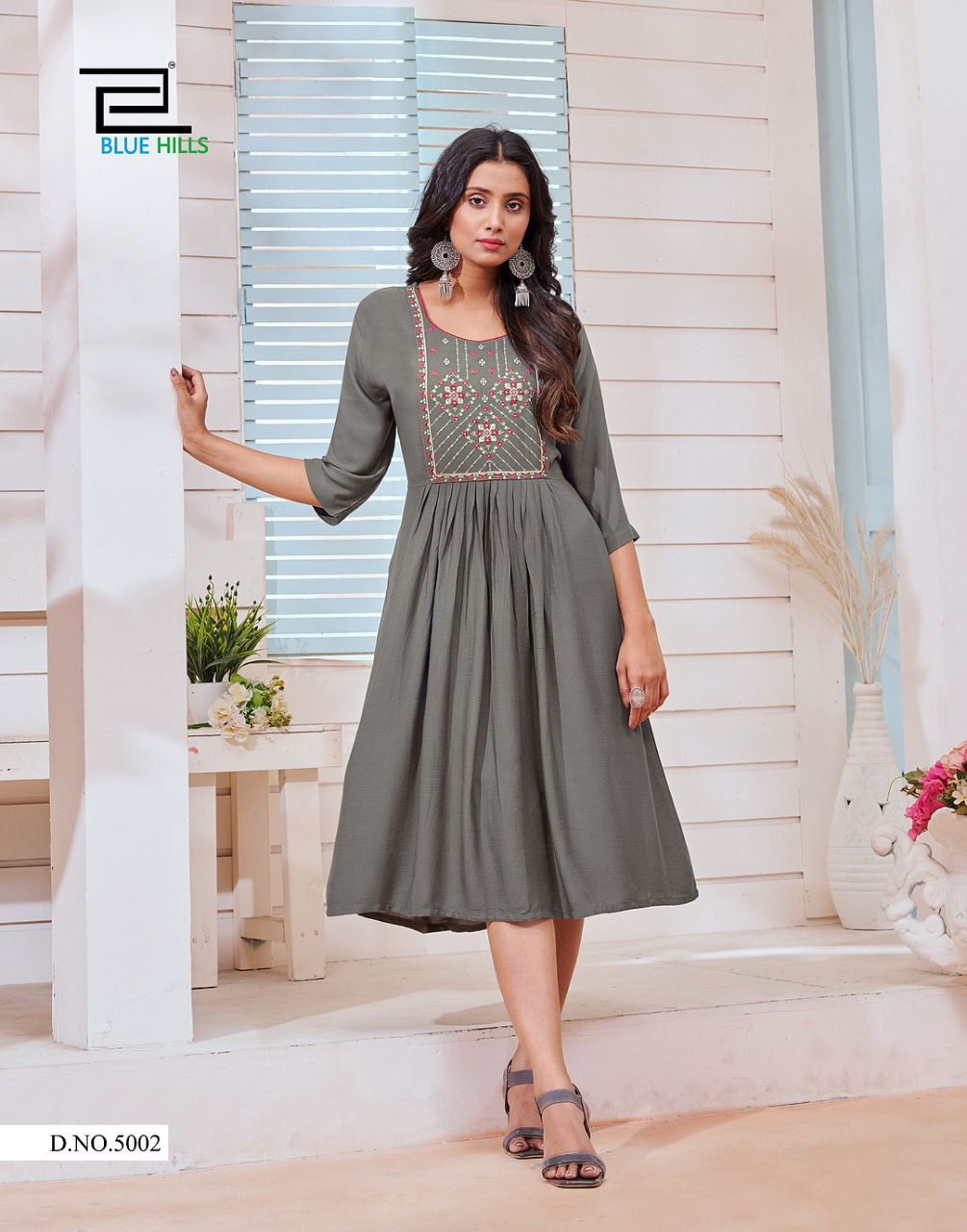 blue hills ice vol 3 rayon innovative style long kurti catalog