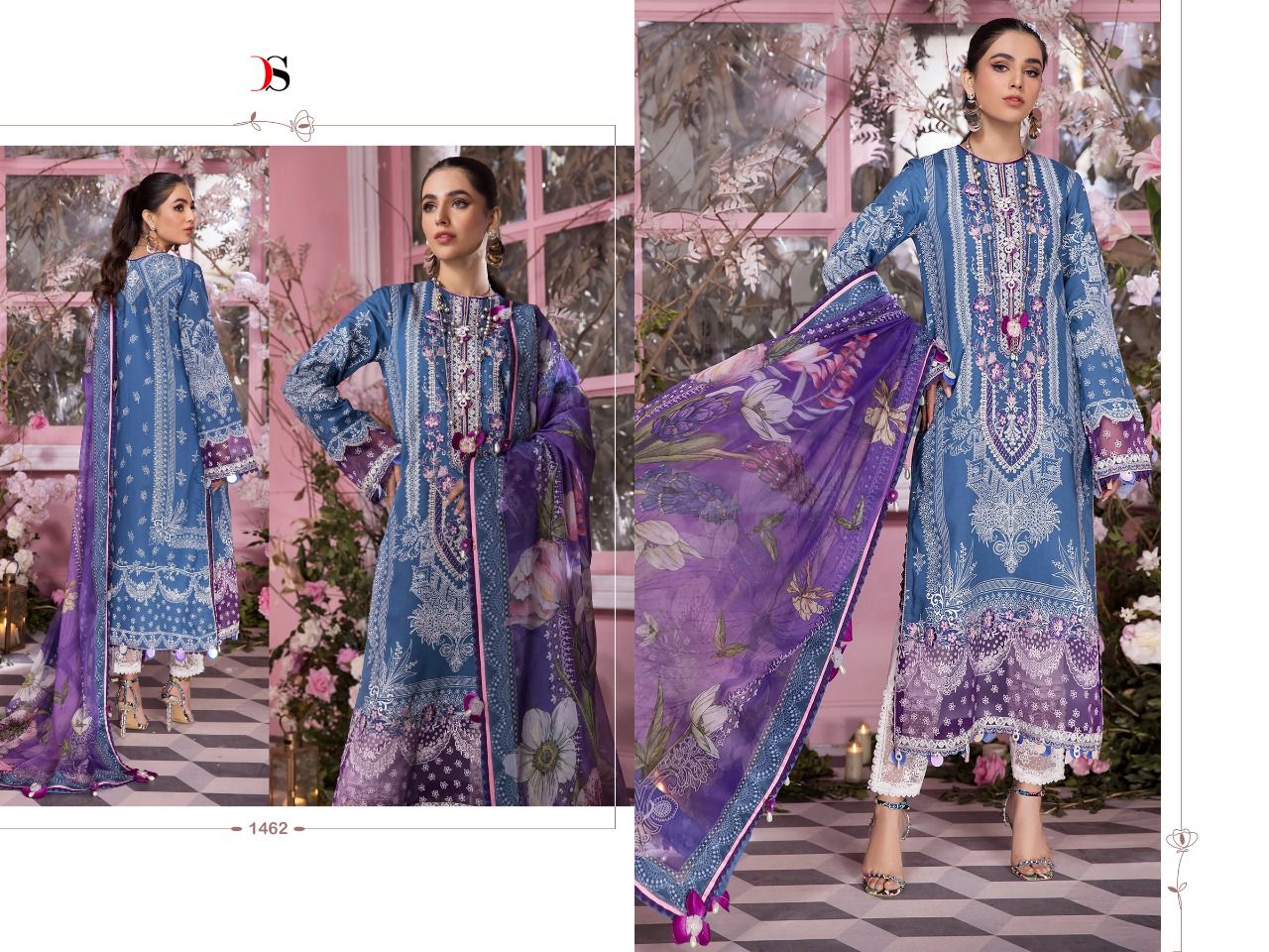 deepsy suit anaya 22 cotton attractive salwar suit chiffon dupatta catalog