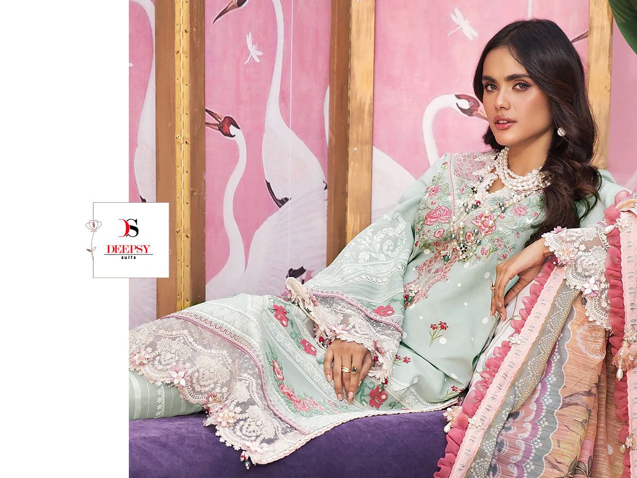 deepsy suit anaya 22 cotton attractive salwar suit chiffon dupatta catalog