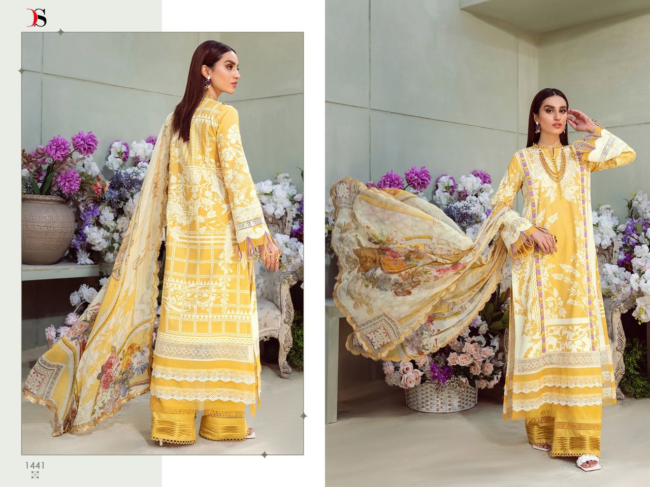 deepsy suit Bliss lawn 22 cotton attrective print and look salwar suit with chiffon dupatta catalog