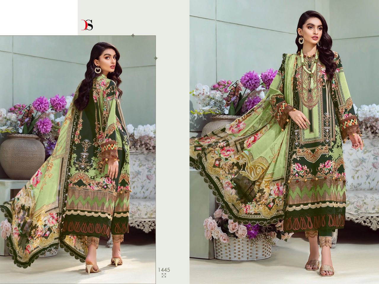 deepsy suit Bliss lawn 22 cotton attrective print and look salwar suit with chiffon dupatta catalog