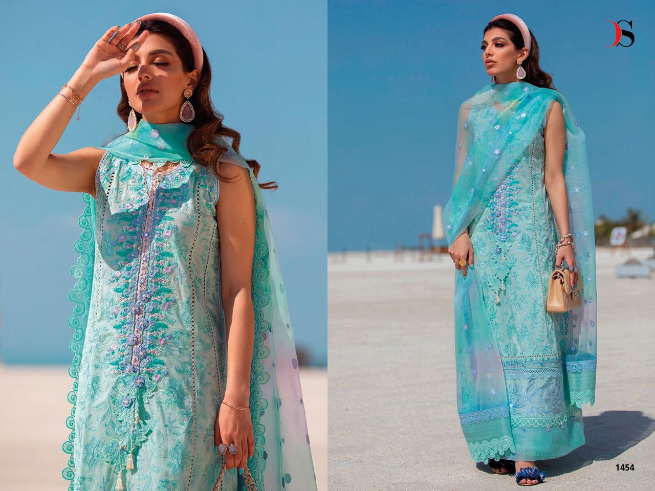 deepsy suit farah talib aziz lawn 22 cotton decent look salwar suit catalog