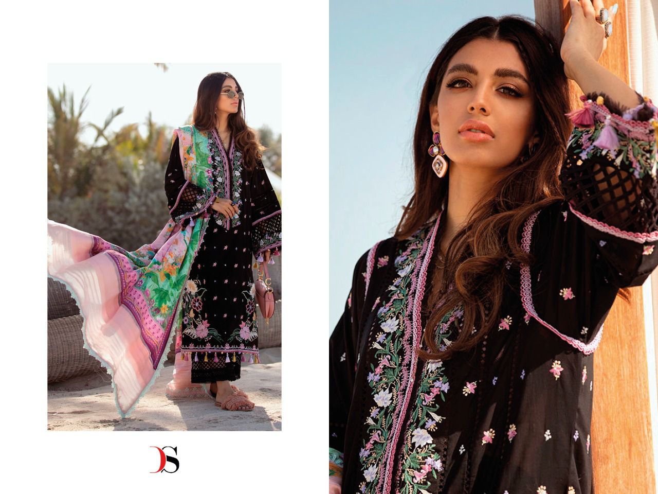 deepsy suit farah talib aziz lawn 22 cotton decent look salwar suit catalog