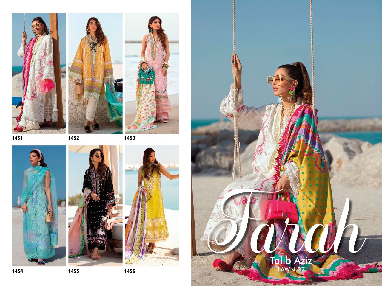 deepsy suit farah talib aziz lawn 22 cotton decent look salwar suit catalog