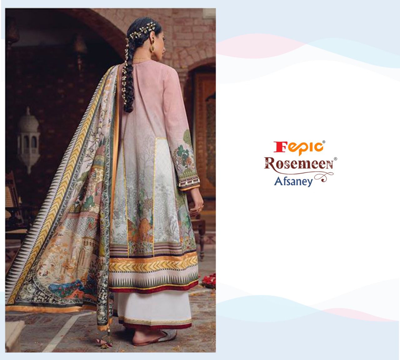 fepic rosemeen afsaney cotton elegant salwar suit catalog