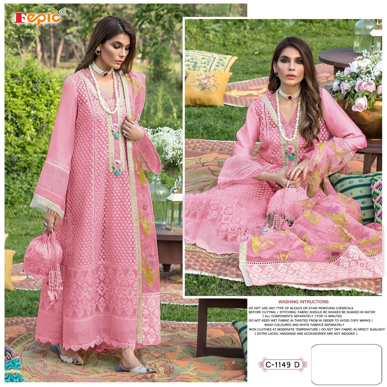 FEPIC Rosemeen C 1149 D Salwar Kameez Net Singles