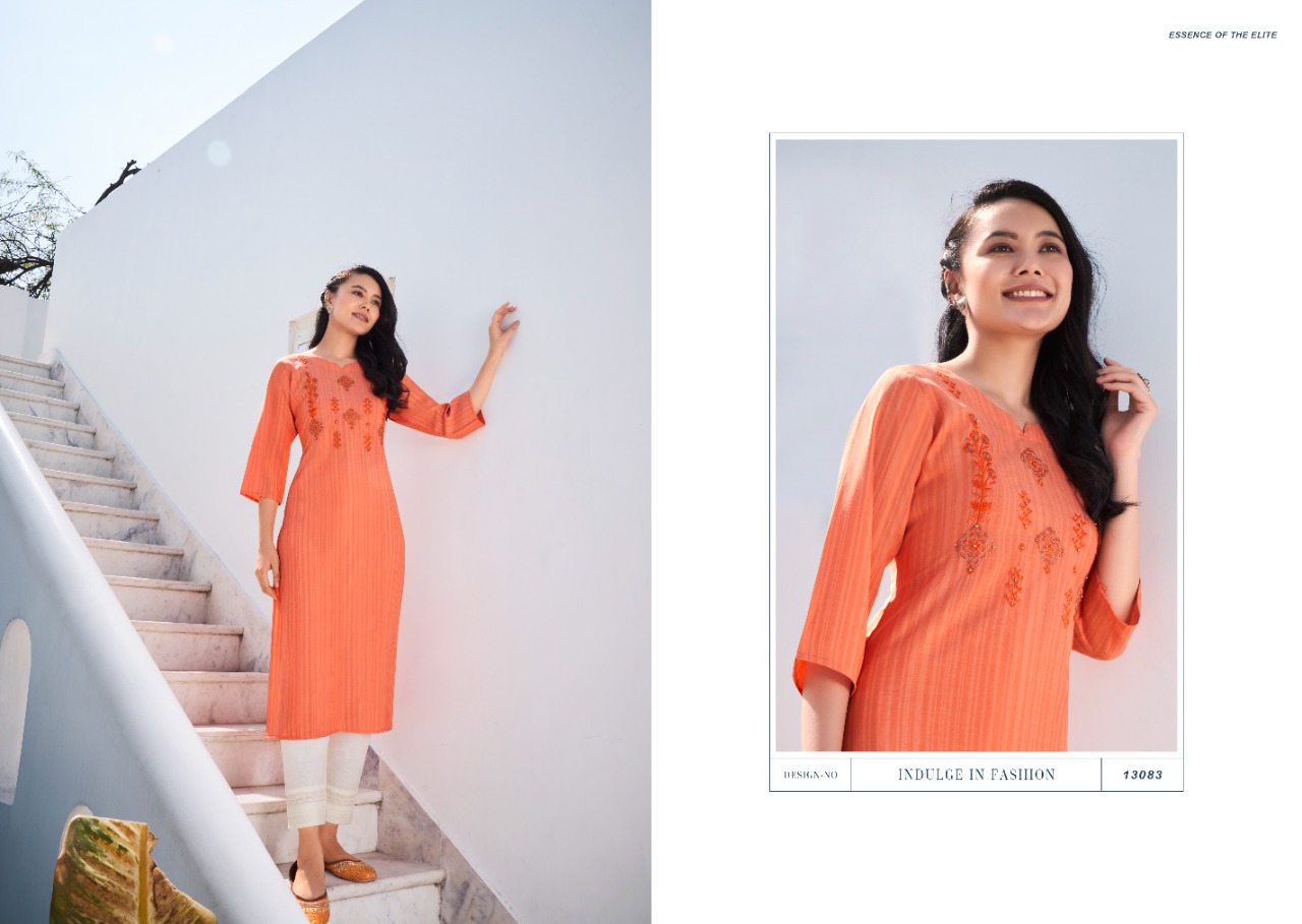 kalaroop by kajree treat rayon decent embroidary look kurti catalog