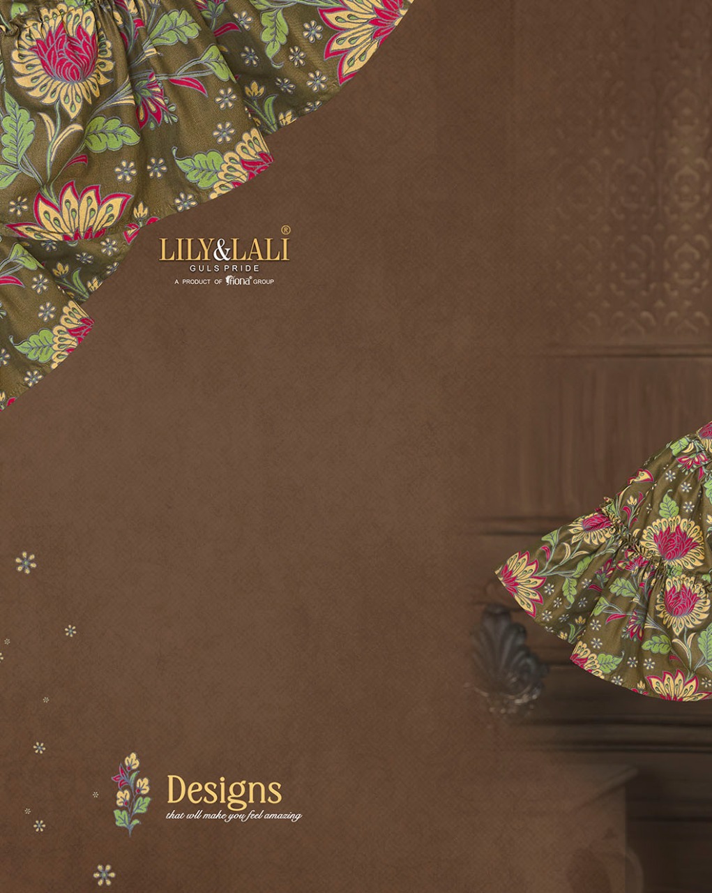 lily and lali elegant prints muslin elegant look top with Gharara and sharara dupatta catalog