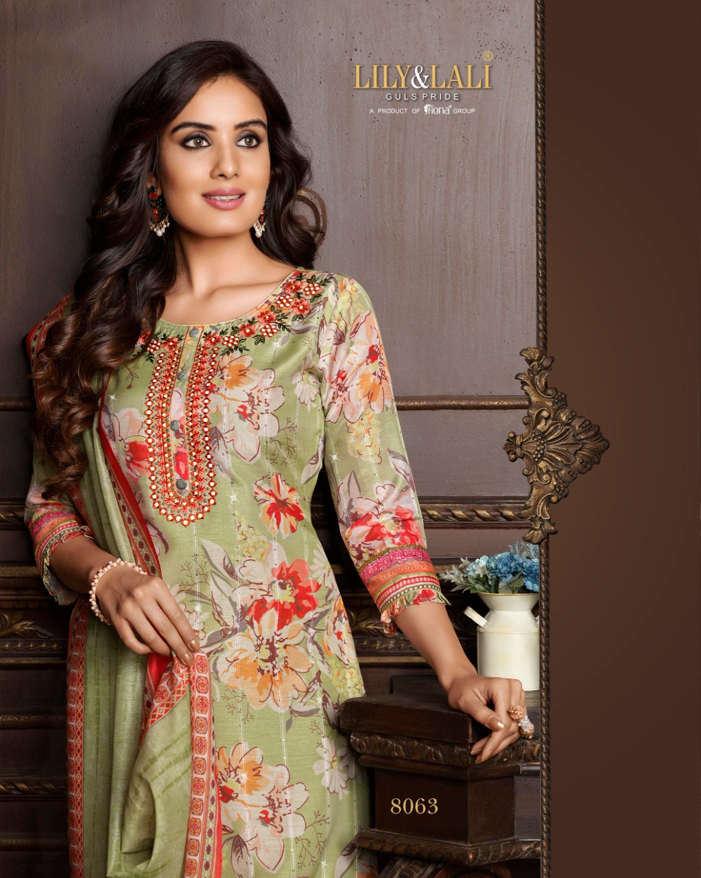 lily and lali olivia maslin new and modern style top with bottom and dupatta catalog