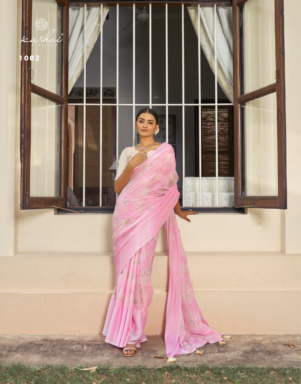 lt kashvi creation ajra silk innovative print saree catalog