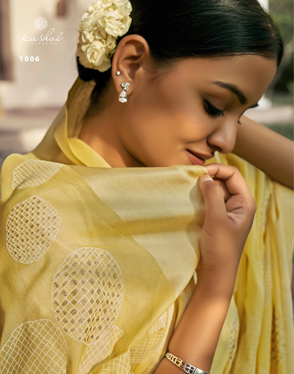 lt kashvi creation ajra silk innovative print saree catalog