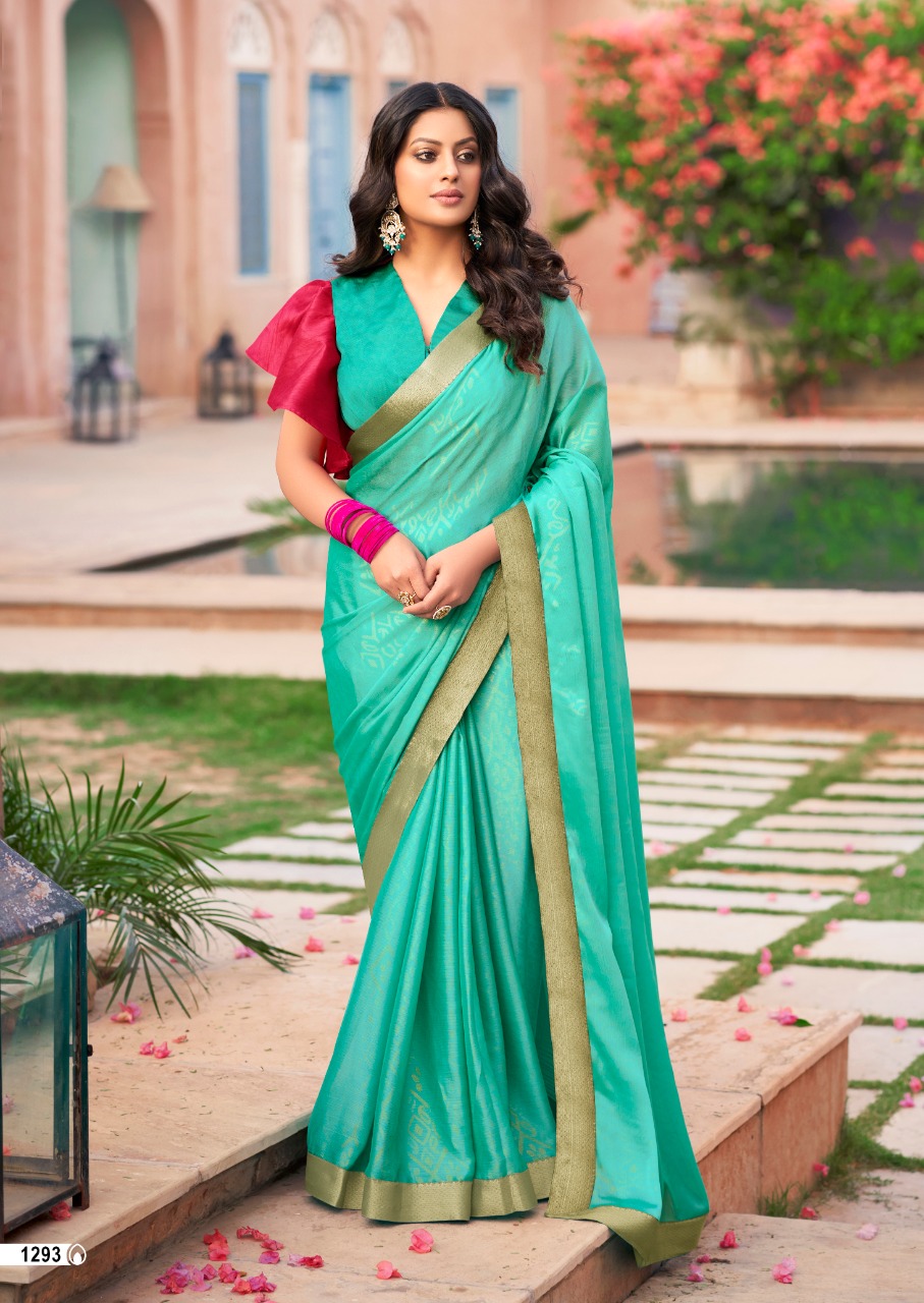 lt kashvi creation kaira moss innovative print saree catalog