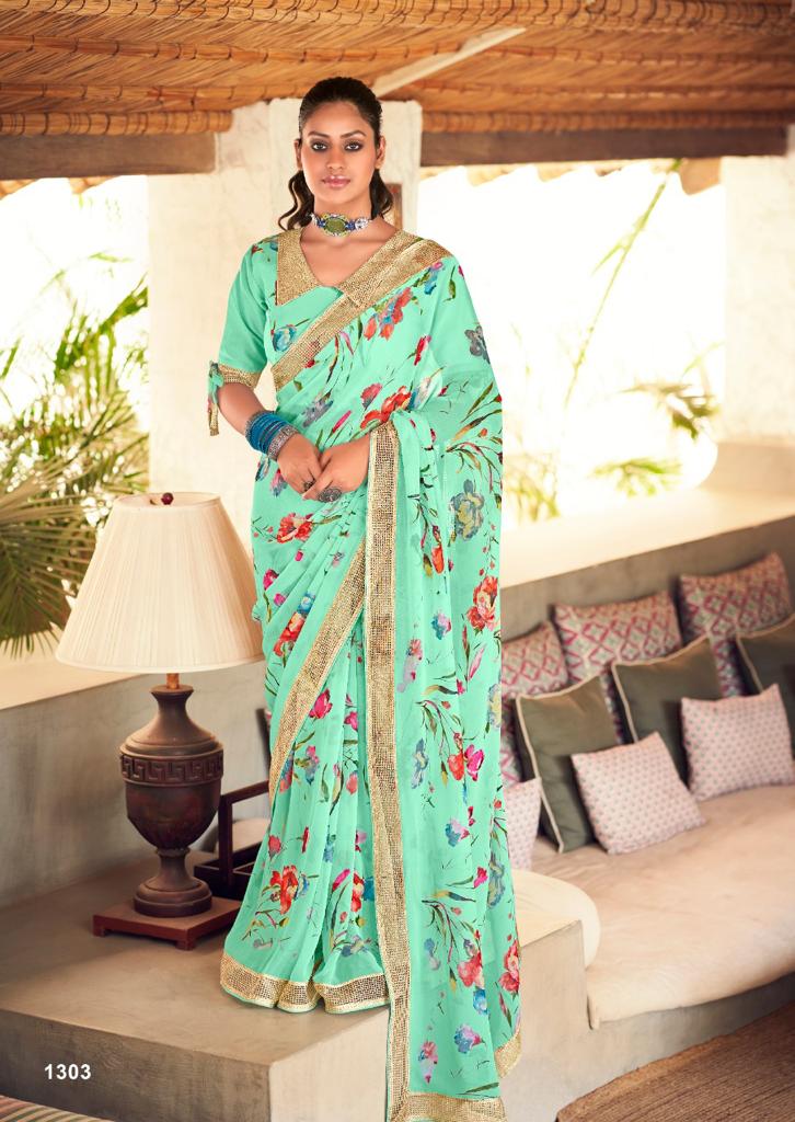 lt kashvi creation madhuri georgette astonishing saree catalog