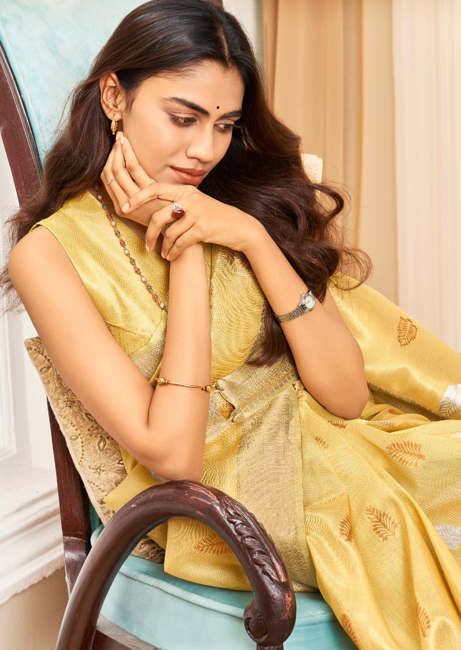 lt revanta creation meraki silk regal look saree catalog