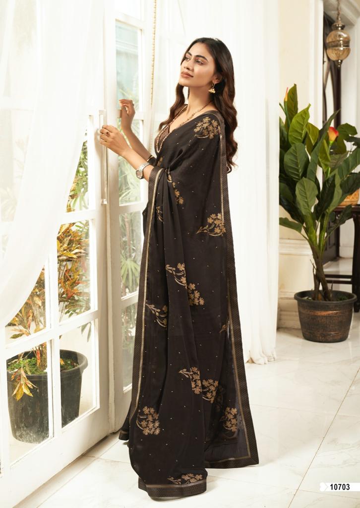 lt saree grace moss chiffon graceful print saree catalog