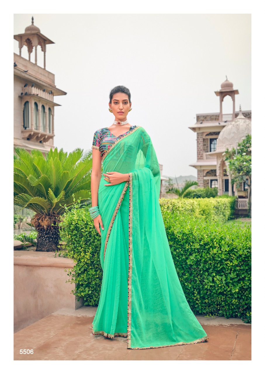 lt saree gunjan chiffon graceful look saree catalog