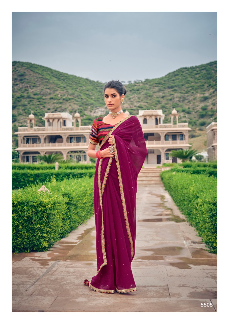 lt saree gunjan chiffon graceful look saree catalog