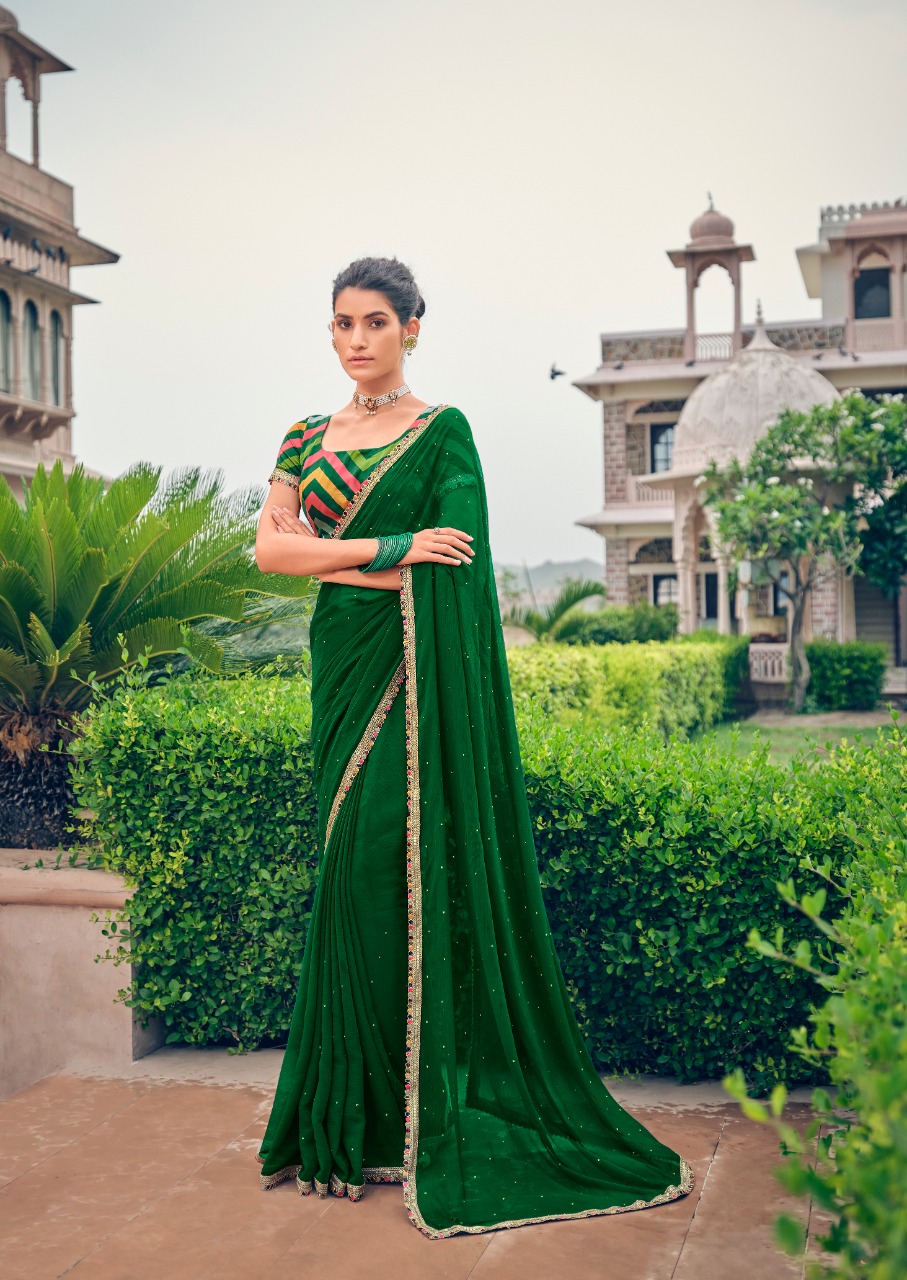 lt saree gunjan chiffon graceful look saree catalog