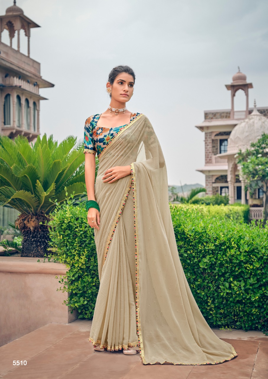 lt saree gunjan chiffon graceful look saree catalog