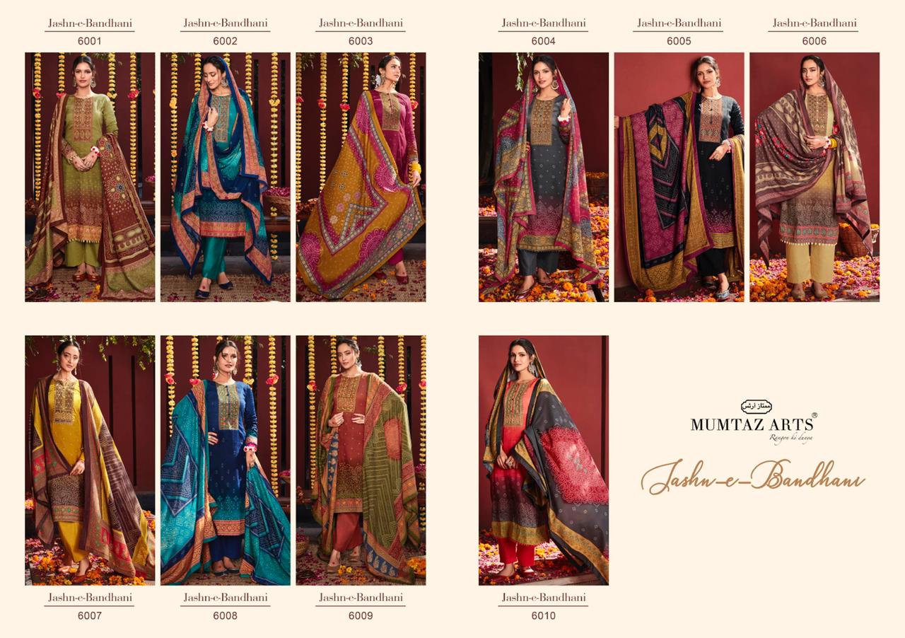 mumtaz art jash e banhani vol 2 satin exclusive print salwar suit catalog