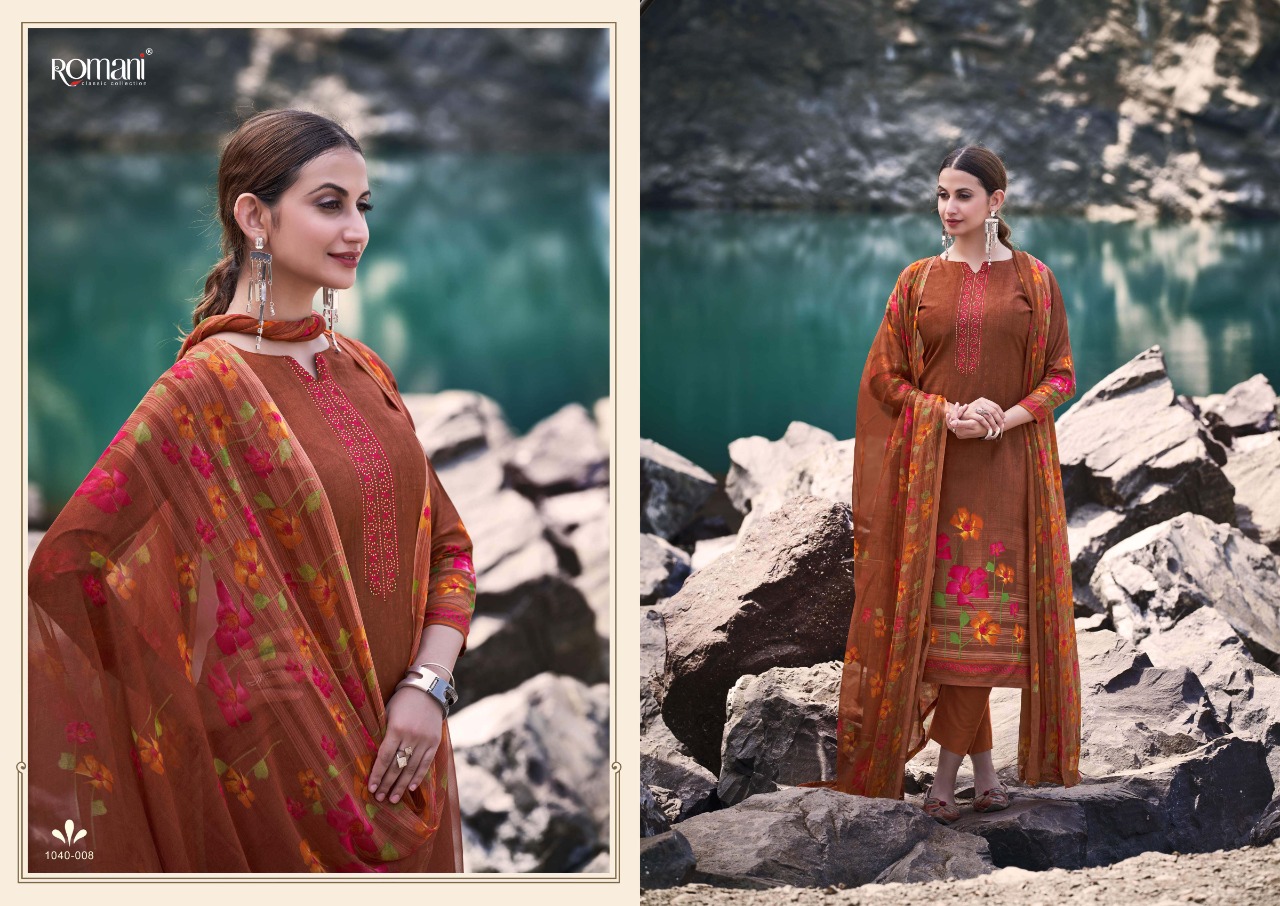 romani kiara cotton gorgeous look salwar suit catalog