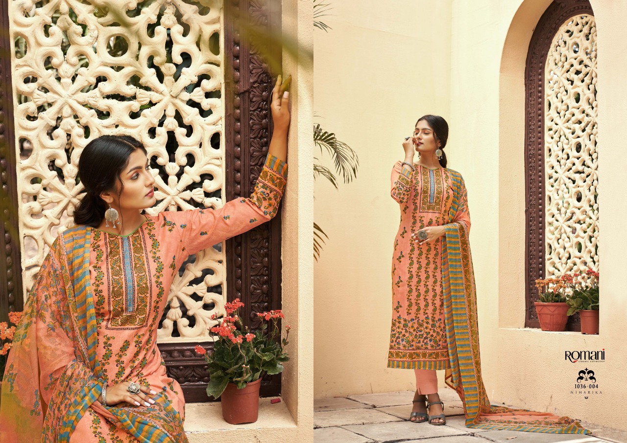 romani niharika vol 2 cotton gorgeous look salwar suit catalog