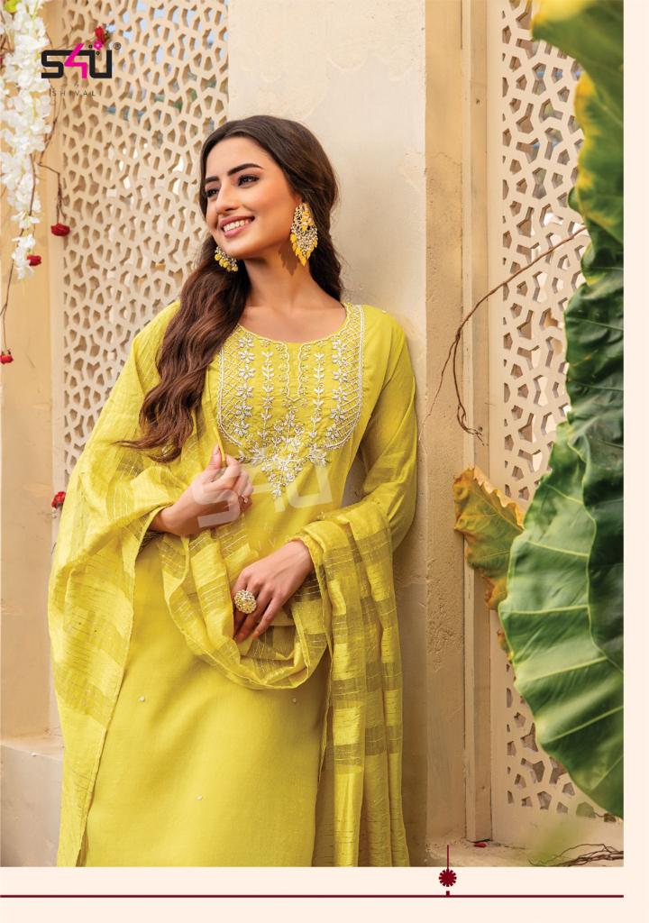 S4u shivali noor fancy gorgeous look kurta with dupatta catalog