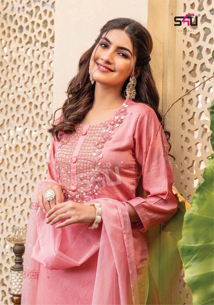 S4u shivali noor fancy gorgeous look kurta with dupatta catalog