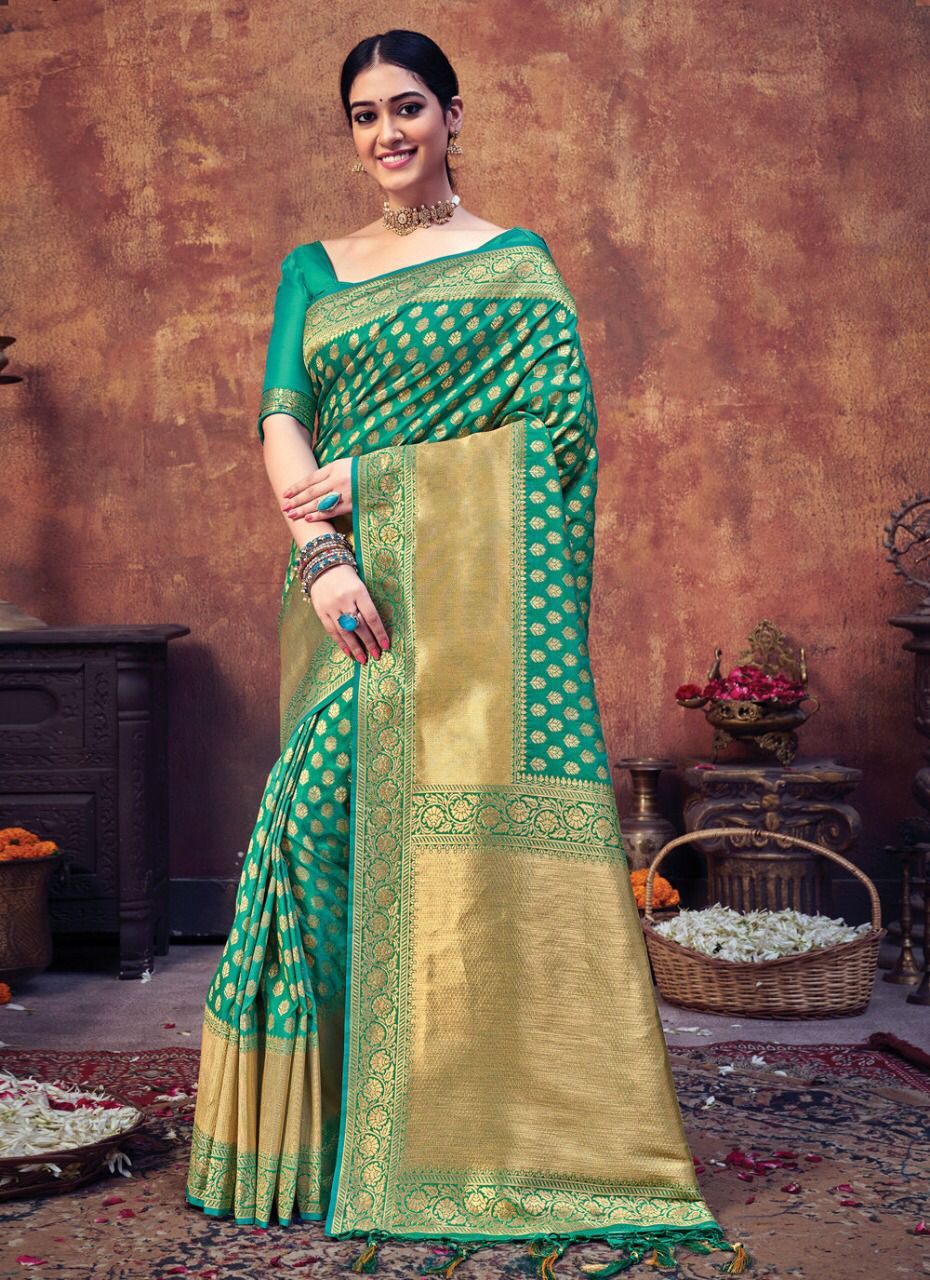 sangam print maharani silk Banarasi silk graceful look saree catalog