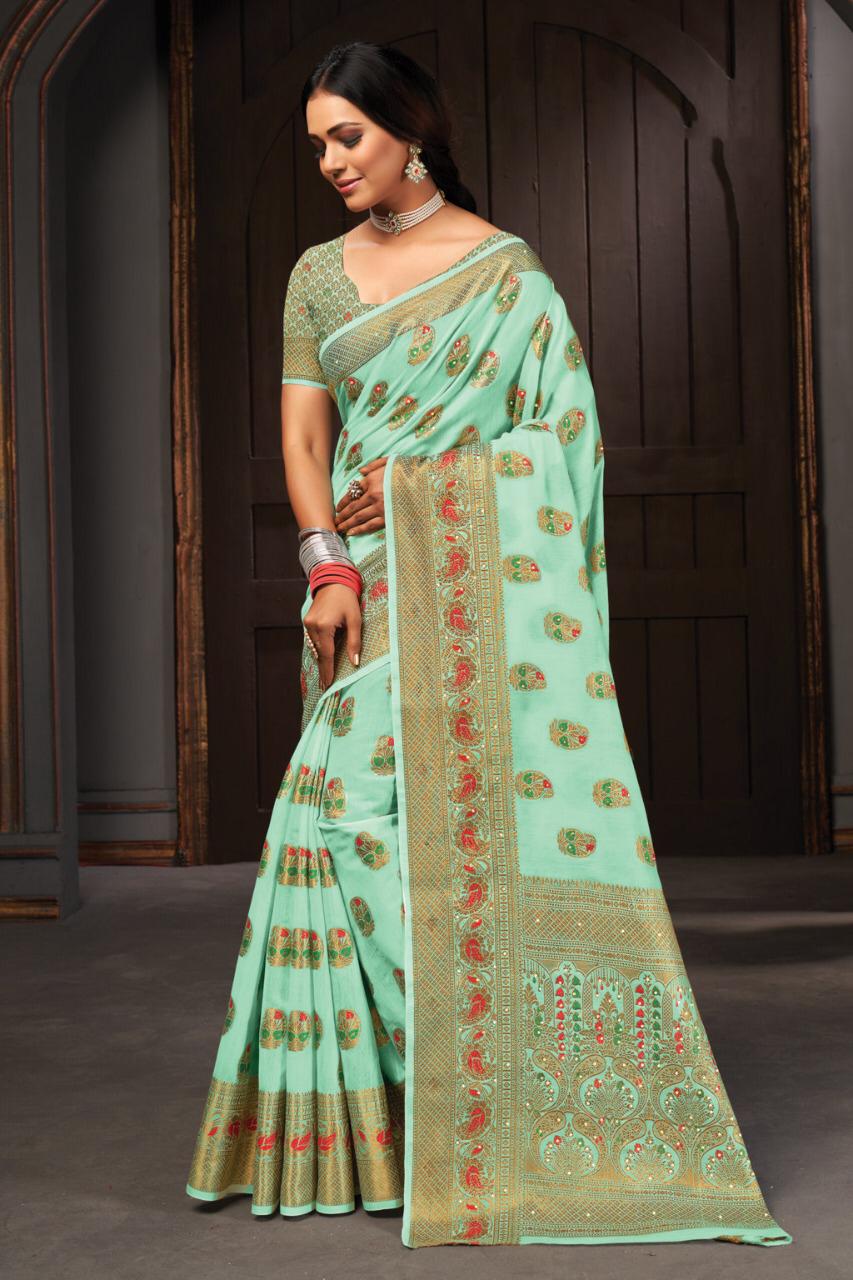 sangam print sahikala cotton attractive saree catalog