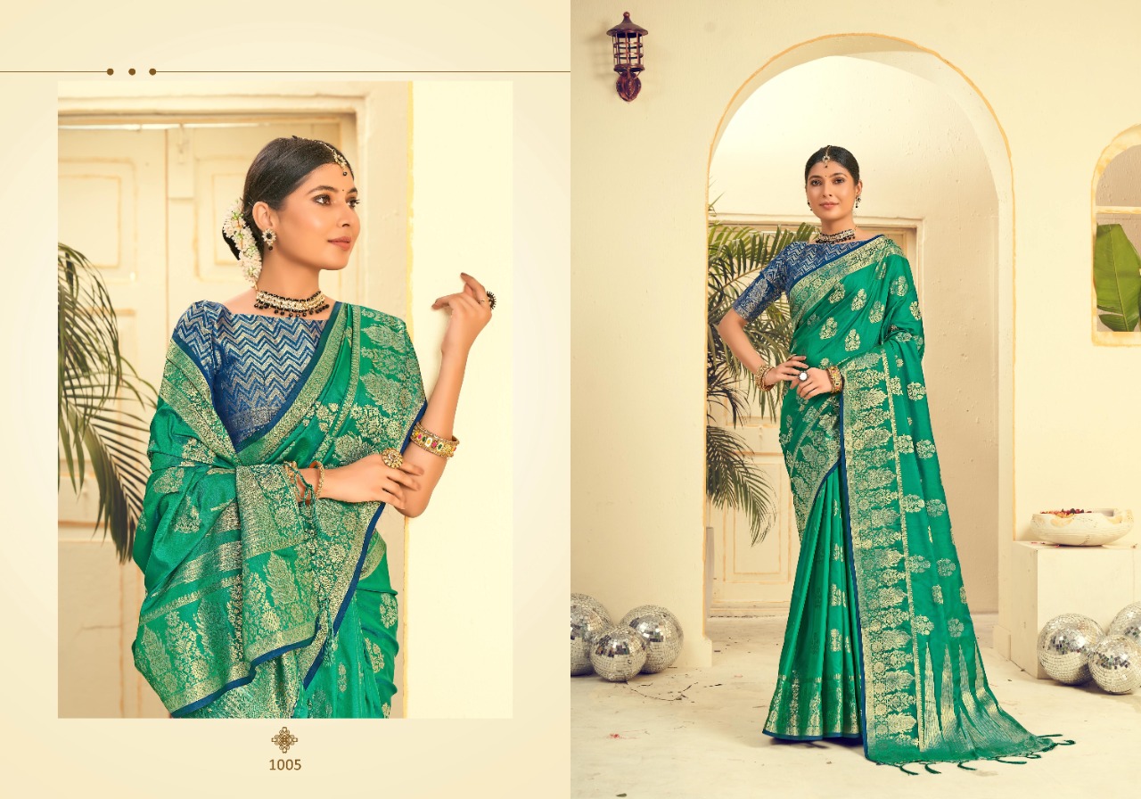 saroj saree Nallini Vol 3 silk innovative look saree catalog