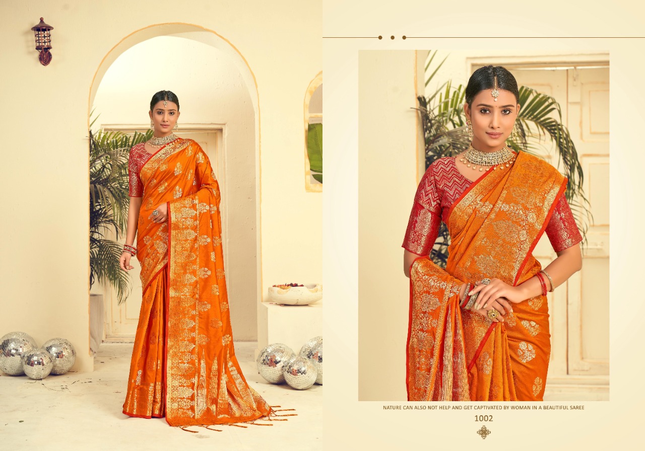 saroj saree Nallini Vol 3 silk innovative look saree catalog