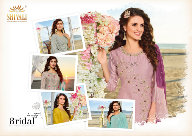 shivali kiara vol 5 fancy festiv look indo western catalog