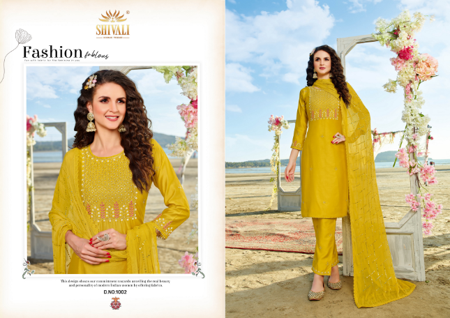 shivali kiara vol 5 fancy festiv look indo western catalog