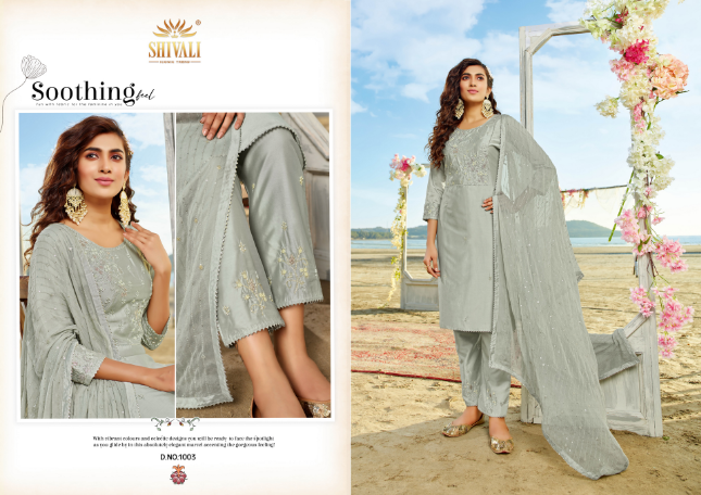 shivali kiara vol 5 fancy festiv look indo western catalog