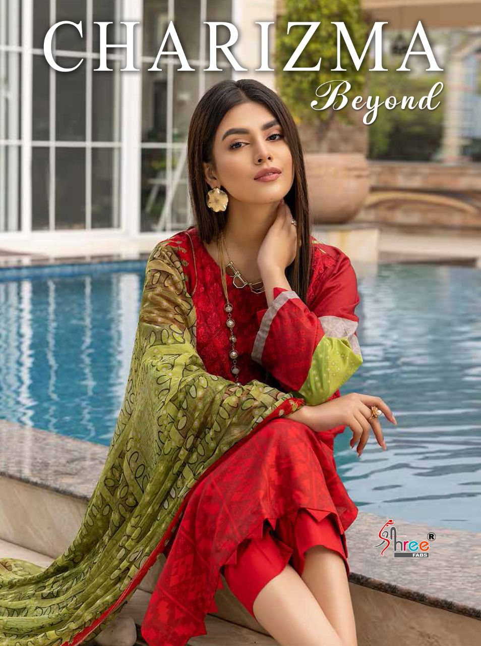 shree fab Charizma Beyond cotton catchy look salwar suit with chiffon dupatta catalog