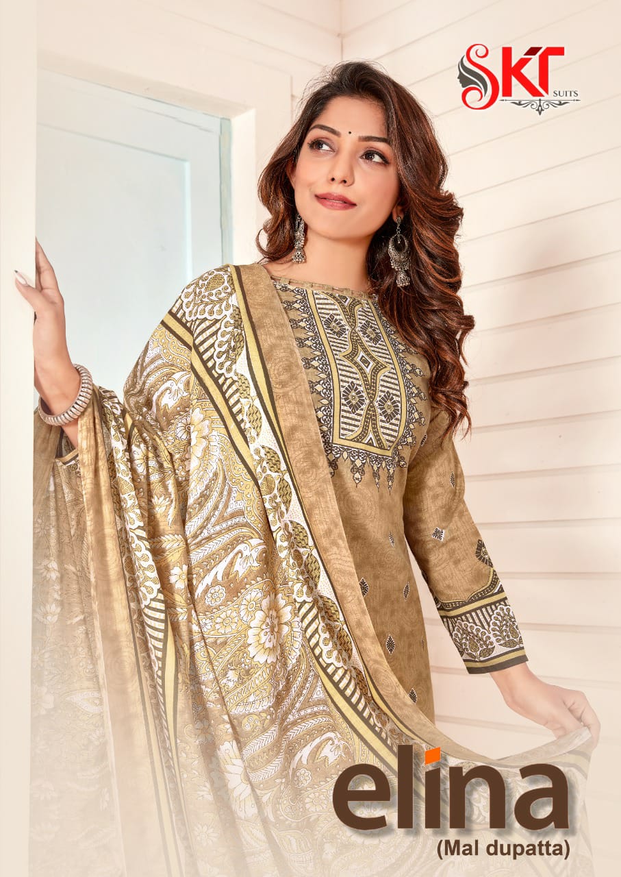 skt product elina cotton festive look salwar suit catalog