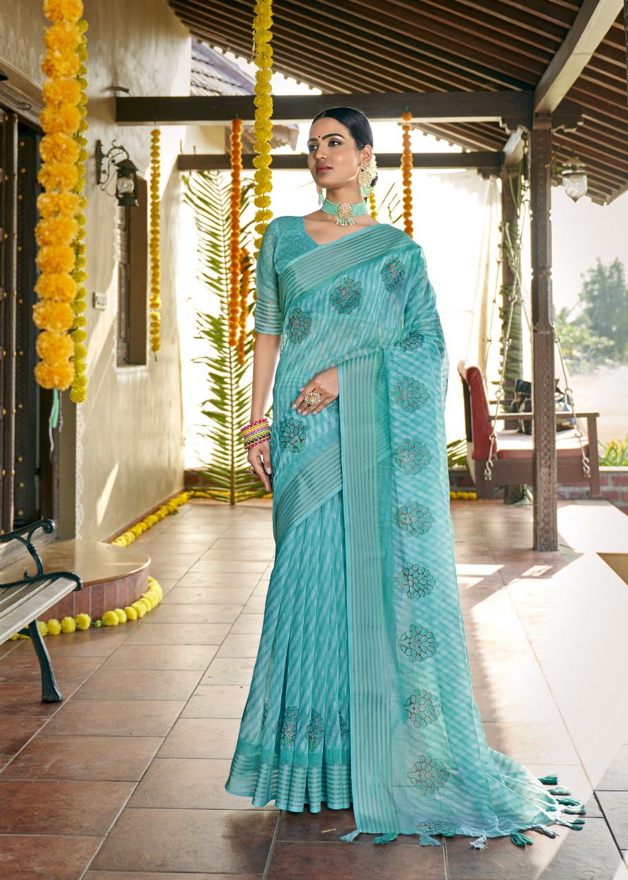 triveni saree aadarshini cotton elegant saree catalog