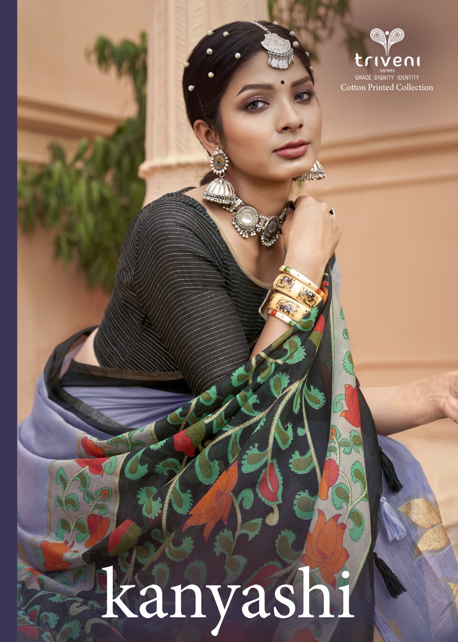 triveni saree kanyashi cotton catchy look saree catalog