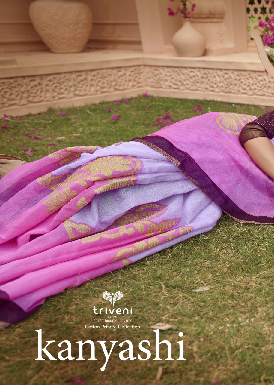 triveni saree kanyashi cotton catchy look saree catalog