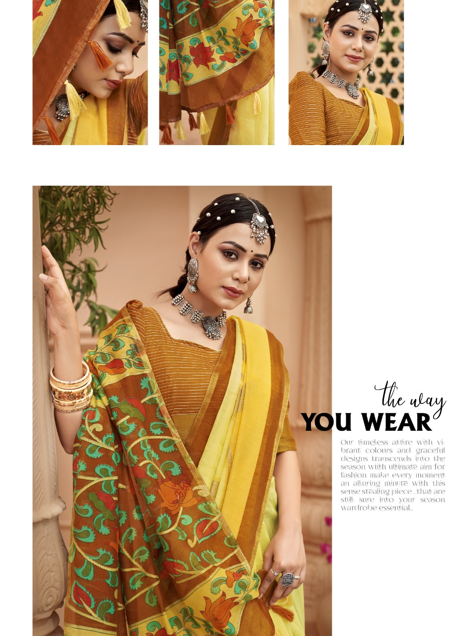 triveni saree kanyashi cotton catchy look saree catalog