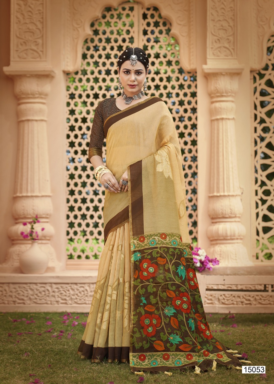 triveni saree kanyashi cotton catchy look saree catalog