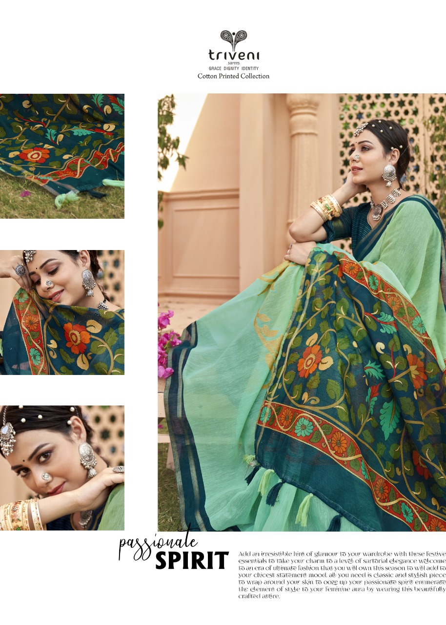 triveni saree kanyashi cotton catchy look saree catalog